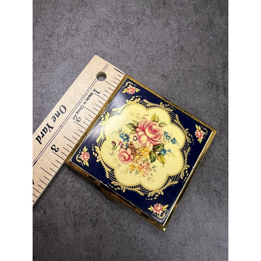 Vintage Cloisenamel By Colibri Convertible Compact Made In England - Picture 3 of 15